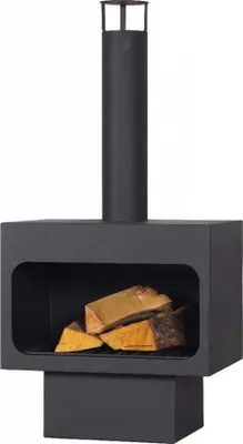 Immagine prodotto di Caminetto da esterno ARIZONA in acciaio nero 115x56x40 cm FARM COOK