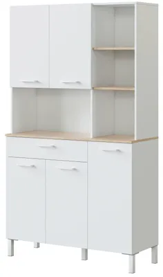 Produktbild von CALICOSY -  Highboard mit 5 Türen und 1 Schublade Kira - H186 cm