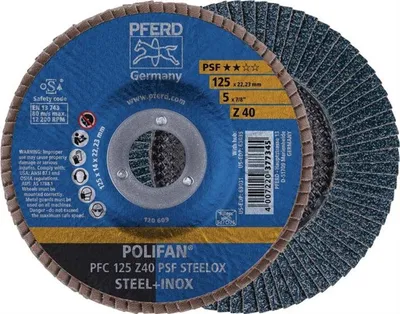 Obrázok produktu pre PFERD 67768125, 12,5 cm, 12200 ot/min, 80 g, 10 kusov