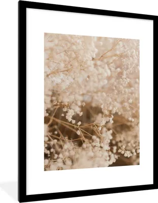 Produktbild von MuchoWow® Gerahmtes Poster Pampasgras - Pflanze - Natur 60x80 cm - Poster mit Schwarzem Bilderrahmen Wandposter Rahmen Foto Bilder - Wohnzimmer - Dekorationen - Prämie