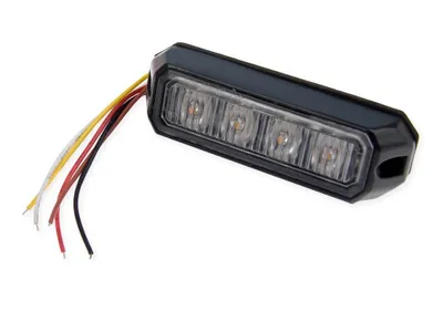 Obrázek produktu pro Výstražné světlo 4xLED oranžové 12/24V -zábleskové