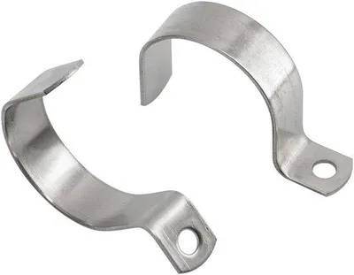 Produktbild von 304 Edelstahl-Rohrschelle, Ø 42 mm (Set mit 8 Stück)