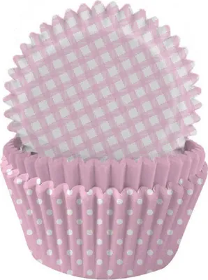 Produktbild von 75 Muffinförmchen Rosa Mix 5cm