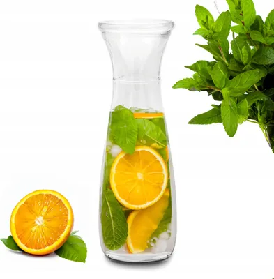 Zdjęcie produktu dla Karafka Szklana 250ml na Wino Wodę Lemoniadę Sok Dzbanek Pojemnik