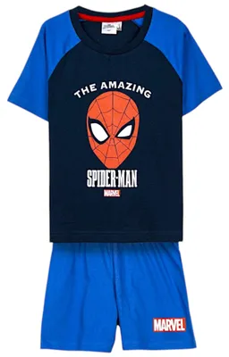 Produktbild von Schlafanzug kurz Spider-Man Blau 98 cm