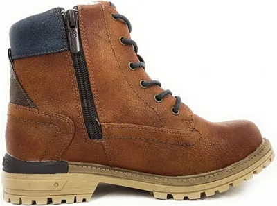 Imagen del producto de Zapatos para niños Mustang, botas de cordones marrones para uso diario (niños)