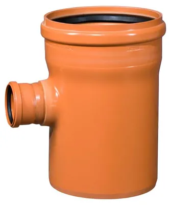 Obrázok produktu pre Odbočka kanalizačná PVC Osma KGEA 87 °, DN 315 x 110, oranžová
