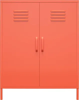 Produktbild von Schrank mit 2 Türen in Metall orange