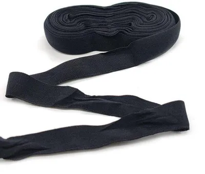 Obrázok produktu pre Elastická gumička na šitie a strihanie, 10 metrov, 2 cm široká, čierna, určená na odevy