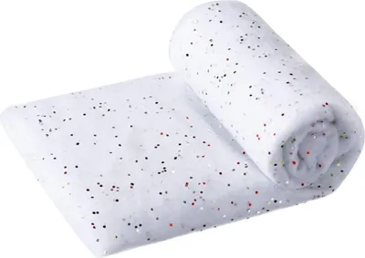 Image de Décoration de Noël en Neige Artificielle Brillante - Couverture de Neige Brillante - Tapis de Neige Noël