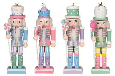 Zdjęcie produktu dla Zawieszka Nutcracker, Dziadek do orzechów 4 szt. 13 cm M13408