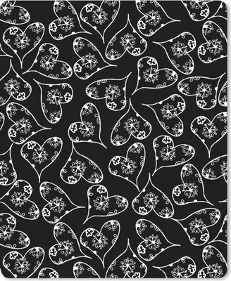 Produktbild von MuchoWow® Mauspad Mousepad Mädchen - Herz - Blumen - Muster - Mädchen - Kinder - Baby 30x40 cm - Mousepads - Maus Mat - Pad - Mausunterlage - Mausmatten