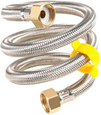 Obrázek produktu pro Flexibilní kohoutek, 30 cm - nerezová ocel - připojení G 1/2" x G 1/2" - odolný proti korozi - vysoká odolnost vůči teplotním změnám