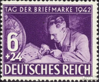 Produktbild von Briefmarken Deutsches Reich 1942 Mi 811 (kompl.Ausg.) gestempelt Tag der Briefmarke