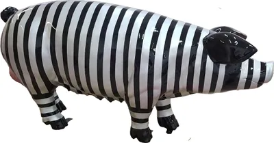 Produktbild von Abstrakte Figur Statue Gartenfiguren Dekoration Statuen Skulpturen Schwein Neu