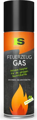 Produktbild von Spraytive 1x 500ml XXL Butangas für Flambierbrenner & Feuerzeuge - Feuerzeuggas inkl. Adapter zum Nachfüllen