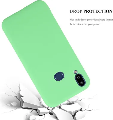 Immagine prodotto di Custodia Cadorabo per Samsung Galaxy A10s / M01s custodia protettiva in verde custodia per cellulare TPU custodia in silicone cover