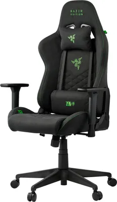 Produktbild von Razer Tarok Natrix Cloth, Gaming-Sessel, Gepolsterter Sitz, Gepolsterte Rückenlehne, Schwarz, Schwarz, Metall