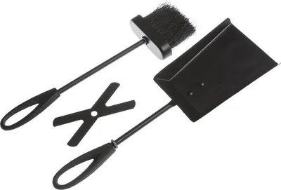 Produktbild von Kaminbesteck Ascheschaufel Kaminbesen