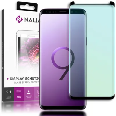 Obrázek produktu pro Ochranné sklo NALIA pro Samsung Galaxy S9 Plus, ochranné sklo 9H s plným krytím displeje