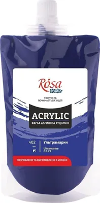 Obrázek produktu pro Rosa Studio Akrylová barva Ultramarine (402) 200 ml 1 ks