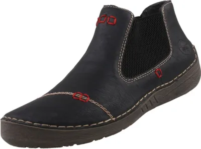 Produktbild von Rieker Damen Stiefeletten Chelsea Boots 52590, Größe:39 EU, Farbe:Schwarz
