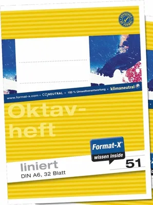 Immagine prodotto di Staufen® 040632051 10 Staufen® Schulhefte Lineatur 51 liniert ohne Rand