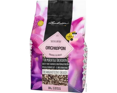 Obrázek produktu pro Granulát pro orchideje Lechuza Orchipon 3 l organo-minerální substrát předhnojený 6-8 měsíců, bez rašeliny