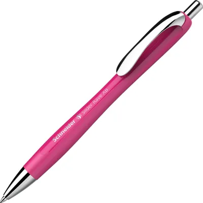 Produktbild von Schneider Kugelschreiber Rave, Schaft power pink, Kunststoff, Mine XB, blau