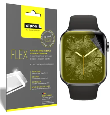 Produktbild von 3x Schutzfolie für Apple Watch Series 4 40mm  Folie, 100% Displayabdeckung,