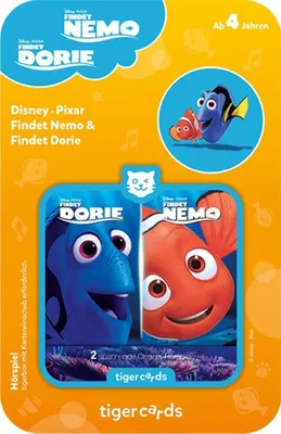 Produktbild von Tigermedia Tigercard Disney - Findet Nemo + Findet Dorie