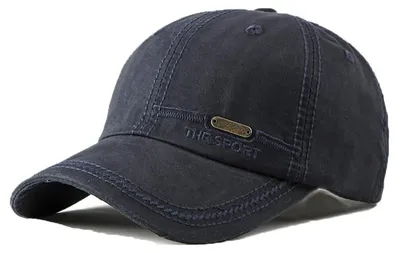 Obrázek produktu pro Baseballová čepice, uni, tmavě modrá, univerzální velikost, materiál: bavlna/polyester