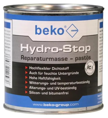 Produktbild von beko Hydro-Stop, Reparaturmasse, pastös, 1 kg