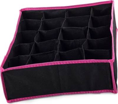 Obrázek produktu pro Verk 01621_CZ Organizer do zásuvky na prádlo s 20 přihrádkami, černý