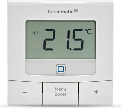 Immagine prodotto di Homematic IP Smart Home Wall Thermostat - Basic, termostato digitale per radiatori con/senza app, Alexa, Google Assistant, misurazione della temperatura, risparmio energetico, 154666A0