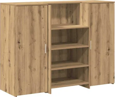 Zdjęcie produktu dla vidaXL Lada recepcyjna dąb rzemieślniczy 135x50x103,5 cm Materiał drewnopochodny