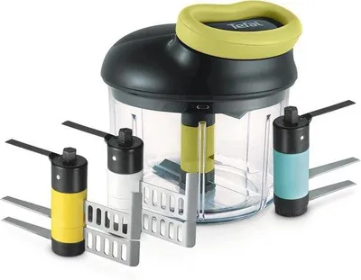 Obrázek produktu pro Kuchyňský sekáček 900 ml se 3 nástavci na sekání, mixování a drcení ledu