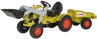 Immagine prodotto di BIG - Claas-Celtis Caricatore con rimorchio, trattore con rimorchio per bambini da 3 a 6 anni fino a 50 kg, verde