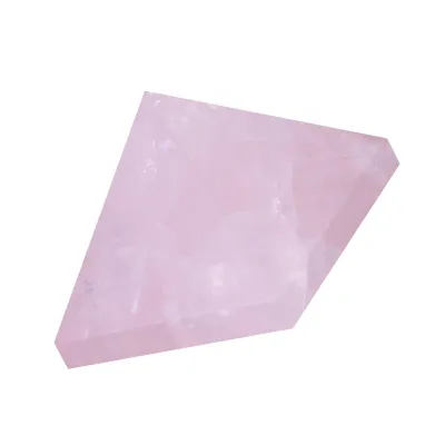 Produktbild von Kristallpyramide, Rosa Kristallpyramide, Rosenquarzpyramide, Pyramidenfiguren, Pyramidendekoration