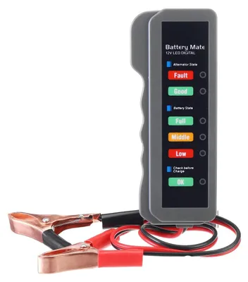 12V Batterietester mit 6 LED-Anzeigen, Diagnosewerkzeug