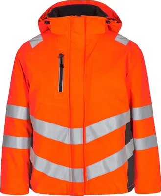 Produktbild von F. Engel Safety Damen Winterjacke, Orange/Anthrazit Grau, Gr. 2XL