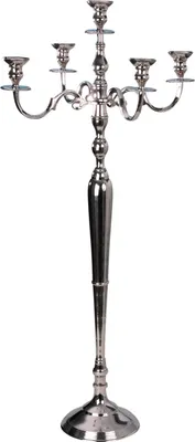 Produktbild von Kerzenständer 5-armig Kerzenleuchter silber Kandelaber Höhe 122cm