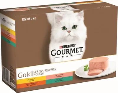 Image de Gourmet Gold paquet de 12 mousses fines