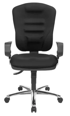 Produktbild von TOPSTAR Bürostuhl Softec Synchro Deluxe, SOFTEC BC0 Stoff schwarz, Gestell chrom