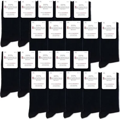 Produktbild von Occulto Herren 100% Baumwollsocken 10-20er Pack (Modell: Ingo)