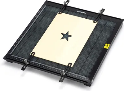 Produktbild von ATOMSTACK F2 Pracovný stôl na gravírovanie voštinových plástov Oceľová plošina 400x400mm Ochranný kryt stola pre gravírovací stroj Kompatibilný sNEJE/XTOOL/ORTUR/SCULPFUN