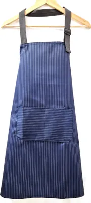 Produktbild von Kochschürze  Schürze Wasserdicht BBQ Latzschürze Apron Grillschürze Grill Kochen Gestreift Dunkelblau