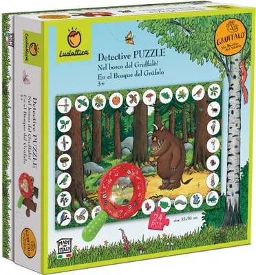 Produktbild von Ludattica Detektiv Im Gruffalo-wald Puzzle 24 Stücke Mehrfarbig  Mehrfarbig One Size