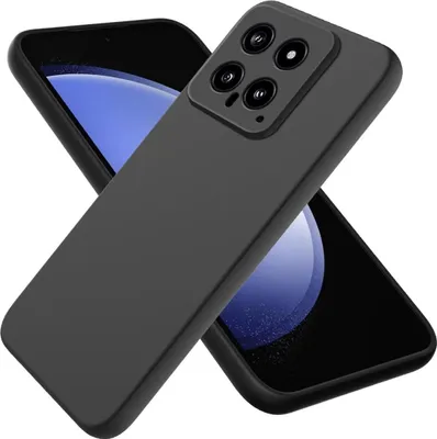 Produktbild von Hülle für Xiaomi 14 Handyhülle Silikon Case Cover Bumper Matt Schwarz