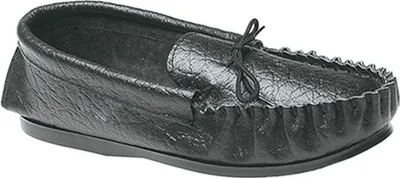 Image de Mokkers Hommes Gordon Mocassins / Chaussons / Pantoufles en cuir DF809 (42 EUR) (Noir)